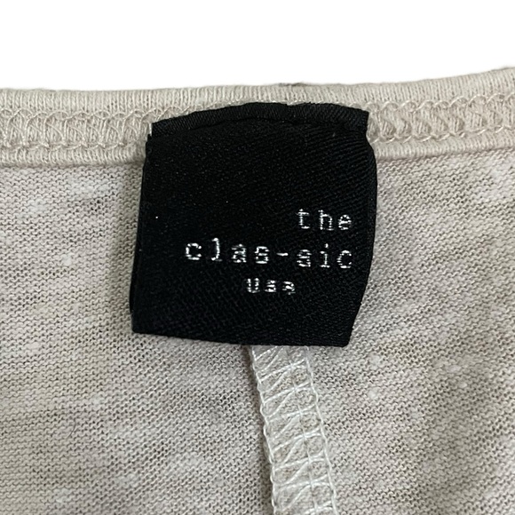 The Classic Medium Tan Graphic Rhinestone Short Sleeve Tee - Picture 6 of 8